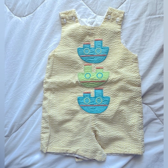 Bailey Boys Baby / Toddler Pinwale Jon Jon - Light Blue main image 0